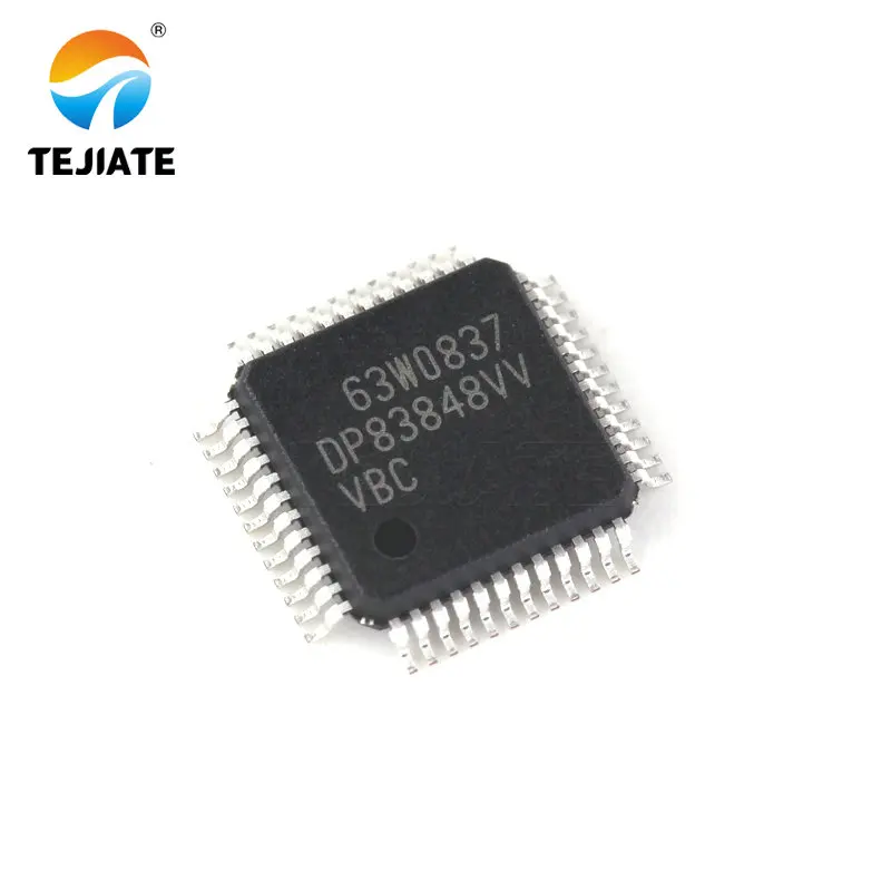 1 шт. DP83848CVVX DP83848VV DP83848CVV LQFP 48 приемопередатчик Ethernet|Интегральные схемы| |