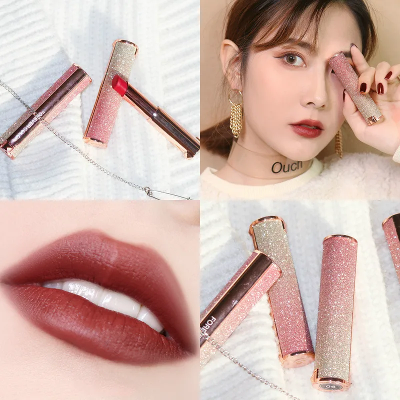 

Starry Lipstick Female Matte Super Fire Aunt Color Plum Color Color Nine High Value Student