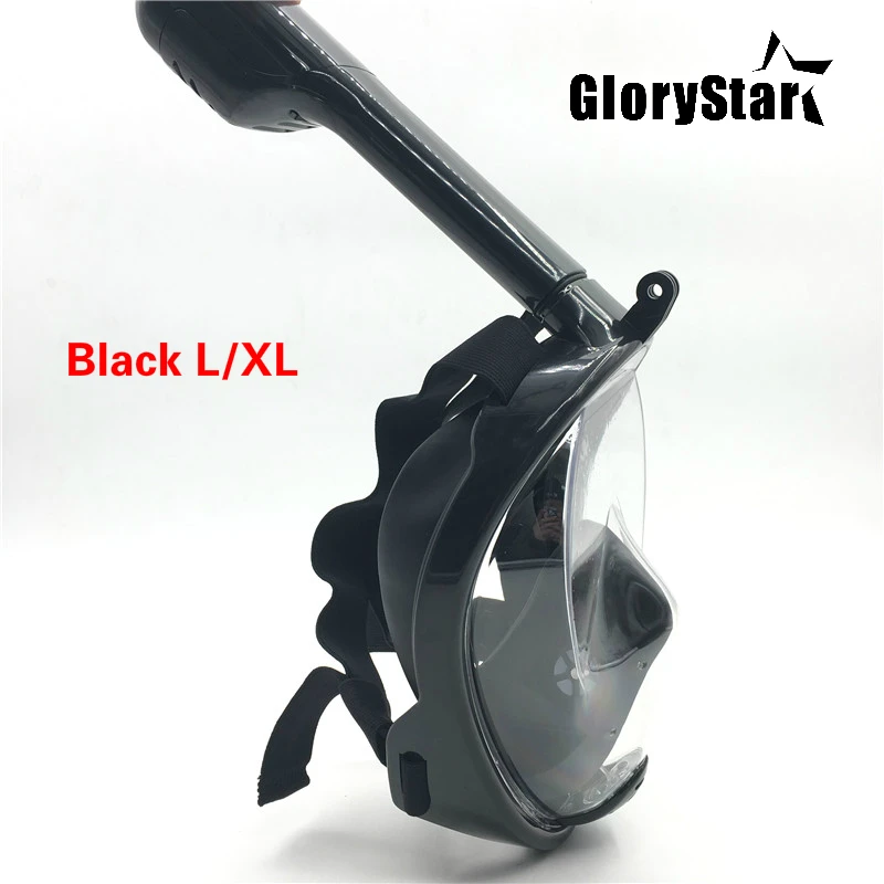 GloryStar Подводная маска для подводного плавания, противотуманная маска для лица, набор для подводного плавания, респираторные маски, безопасные и водонепроницаемые для Gopro аксессуары