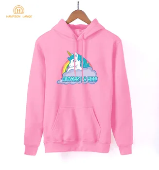 

Always Be You Funny Cartoon Hoodies Women 2020 Spring Autumn Kawaii Sweatshirt Women's Warm Fleece Long Sleeve Pullovers