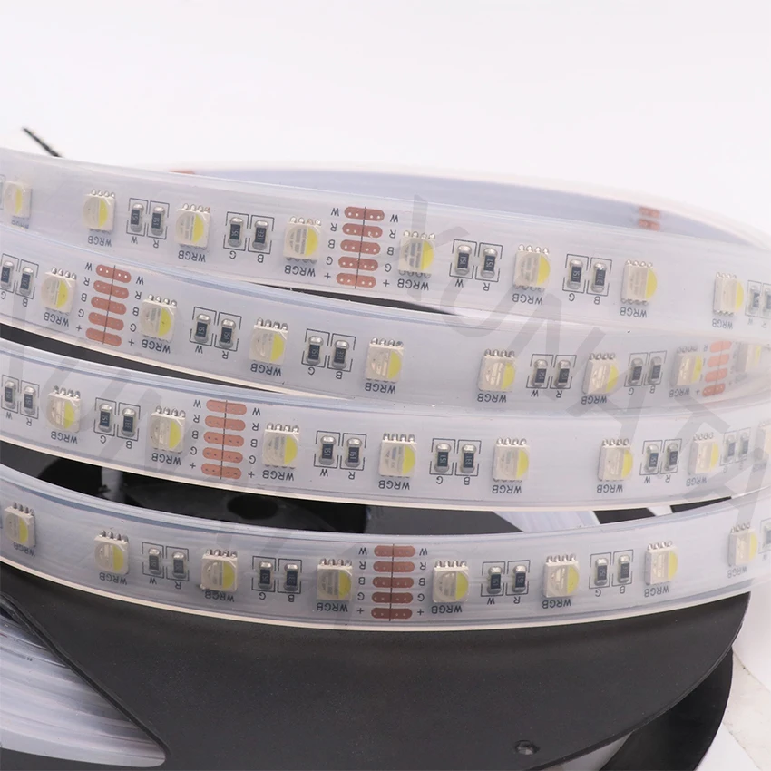 4 цвета в 1 RGBW светодиодный светильник 12 В/24 В SMD 5050 RGB+ белый/теплый белый 5 м 60 светодиодный s/M 12 мм PCB водонепроницаемый светодиодный RGBWW