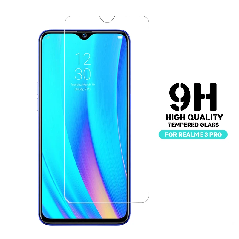 10 шт. Защитное стекло для экрана realme xt 9H закаленное стекло для oppo A5 A9 Reno 2z realme 5 pro стекло