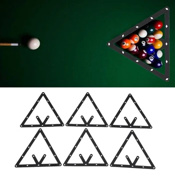 

6pcs/set 15ball Accessory Ball Holder Billiard Rack Sticker Reusable Replacement Thin Space Saving Hobby Placing Pool Table