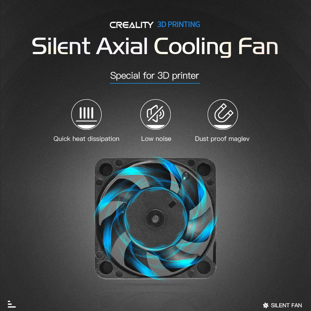 Afdæk marts civilisation 24v 4010 Silent Axial Cooling Fan Fluid 4800r/min Low Noise Upgrade For  Cr-10 V2 V3 Ender-3 Pro Ender-5 Plus Et4 Et5 3d Printer - 3d Printer Parts  & Accessories - AliExpress