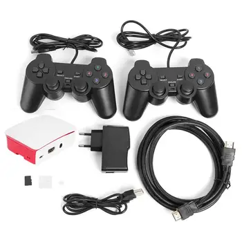 

16000 Games 128G Quad Core TV Game Box for Rraspberry Pi with USB Wired Gamepad Controller HDMI Output to TV Video Game Consoles