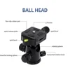 Walkingway Aluminum Protable Q666 Professional Travel Camera Tripod Monopod Ball Head&Phone Holder for DSLR Smartphone Video ► Photo 3/6