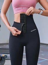 

2021NEW Corset Push Hip Yoga Pants Stretchy Sports Leggings High Waist Compression Tights Push Up Running Women Gym Fitness