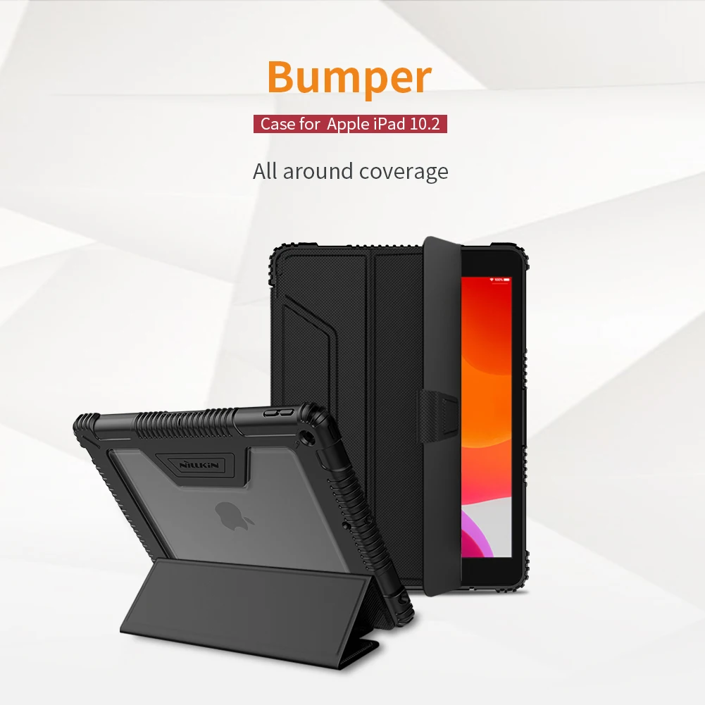 

Nillkin for iPad 10.2 case PU Leather + PC Case Smart Flip Cover for iPad Pro10.2