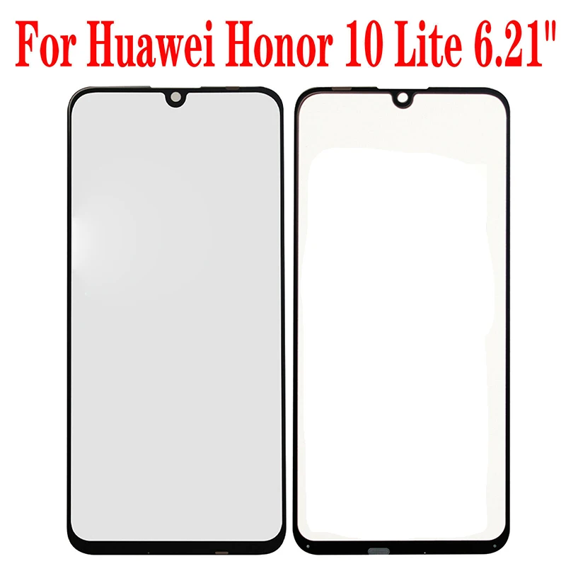 Сенсорная панель для Huawei Honor 10 Lite передняя внешняя стеклянная линза сенсорная