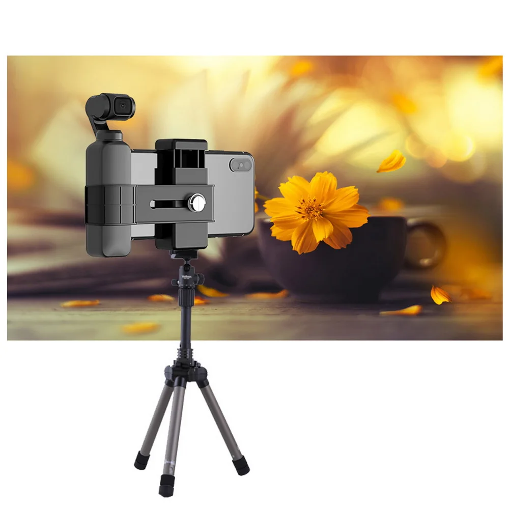 Для DJI OSMO Карманная камера смартфона Держатель подставка держатель мобильного телефона палка для селфи кронштейн телефон клип r29