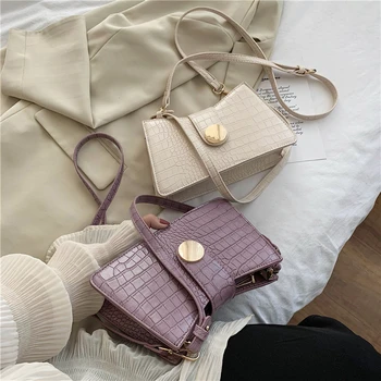 

Retro Shoulder Bags Luxury Handbags For Women 2020 Leather Crossbody Pack Ladies Messenger Purse And Hand Bags Small Women Bag