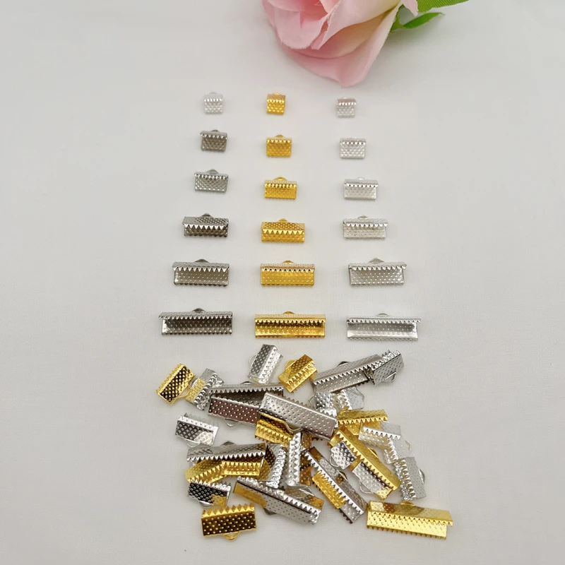 

200pcs End Clips Clamp Horse Clip Clasp Lobster Buckle End Clasps for Jewelry Making Earrings Bracelet Accessories Diy Findings