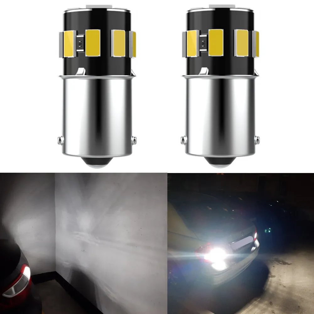 

1156 7506 BA15S P21W led light bulbs Error Free Led car Daytime Running Lights White 12V for Volkswagen VW MK6 Jetta Touran Polo