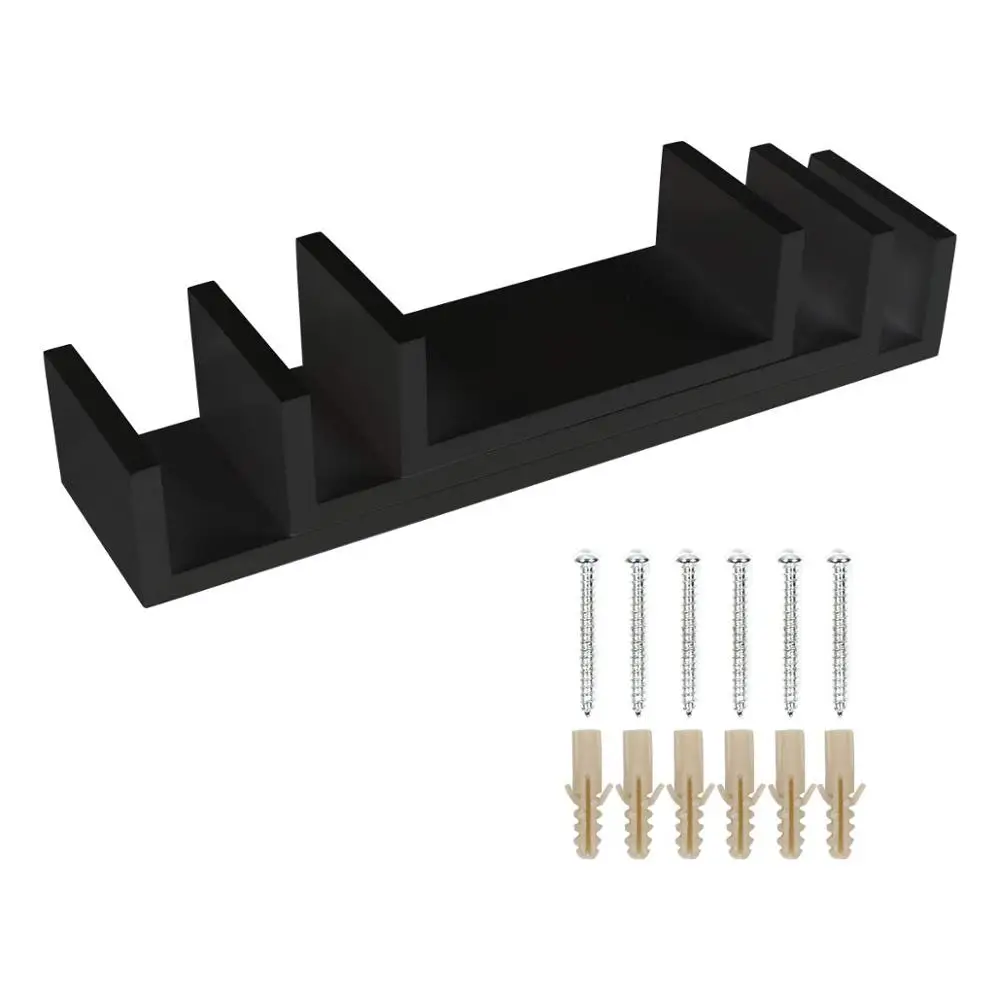 Floating Shelves Trays Bookshelves Wall Shelf Display Bookcase Storage Shelving Units Wall Mounted Storage CD Shelf Furniture