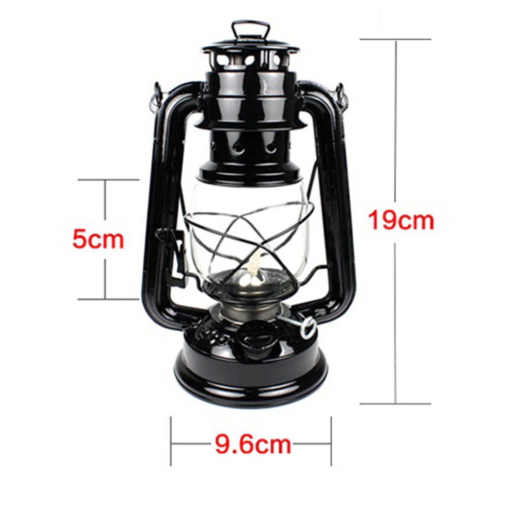 Black Kerosene lamp 1 -19cm