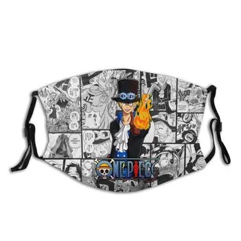 

One Piece Sabo With Replaceable PM2.5 Filters Reusable Face Mouth Mask Rock And Roll Respirator Anti Haze Dust Protection Cover