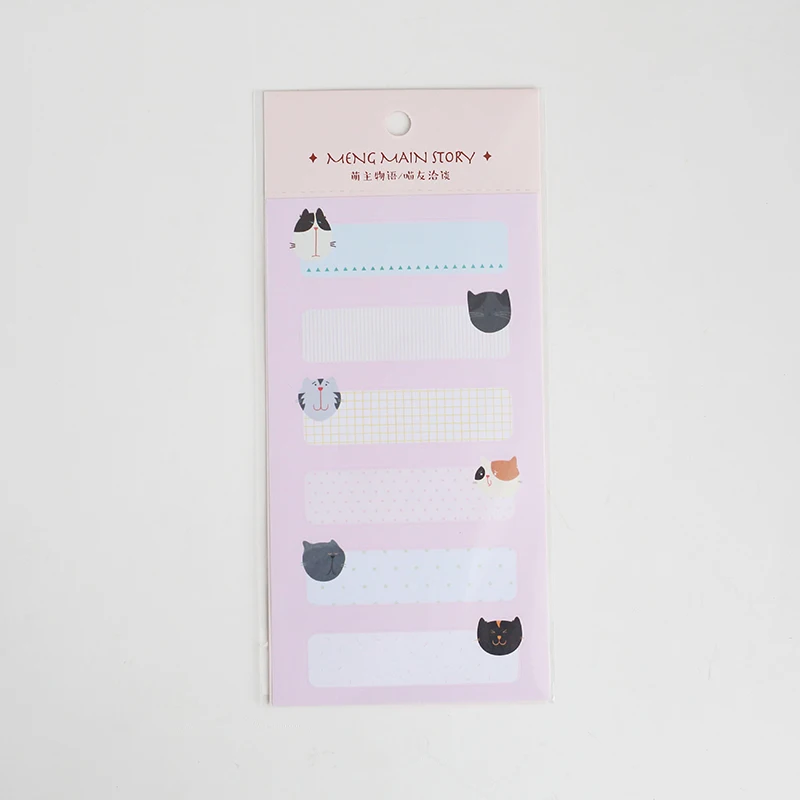F SIXONE милые животные записываемые декоративные наклейки kawaii DIY декоративные этикетки для сообщений наклейка s руководство Материал канцелярские товары - Цвет: F