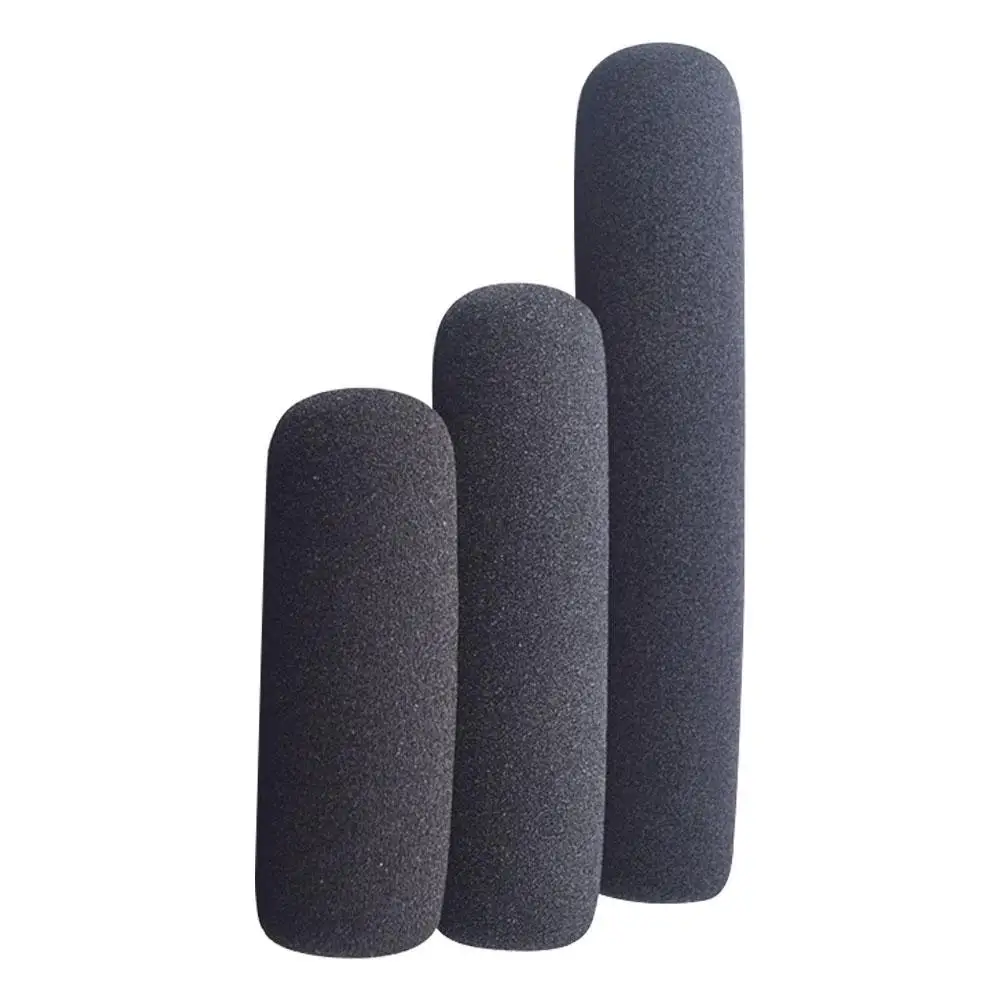 

High Density Super Fine Camera Microphone Windscreen Pop Filter Foam Cover Sponge Sleeve For Interview Microphones