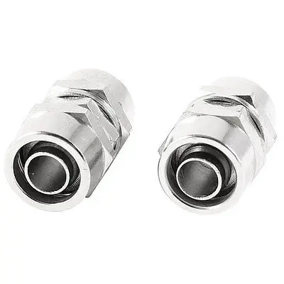

2pcs Metal Air Pneumatic Quick Socket Coupler Silver Tone for 12mm x 8mm Hose