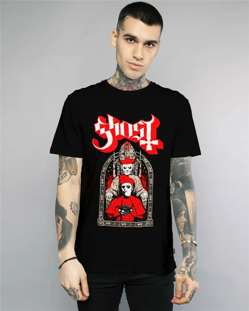 Ghost T Shirt Cardinal Copia \u0026 Papa 