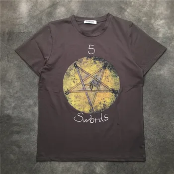 

2020 New Men Novelty Swords Mother peace T Shirts T-Shirt Hip Hop Skateboard Street Cotton T-Shirts Tee Top kenye S-XXL K27