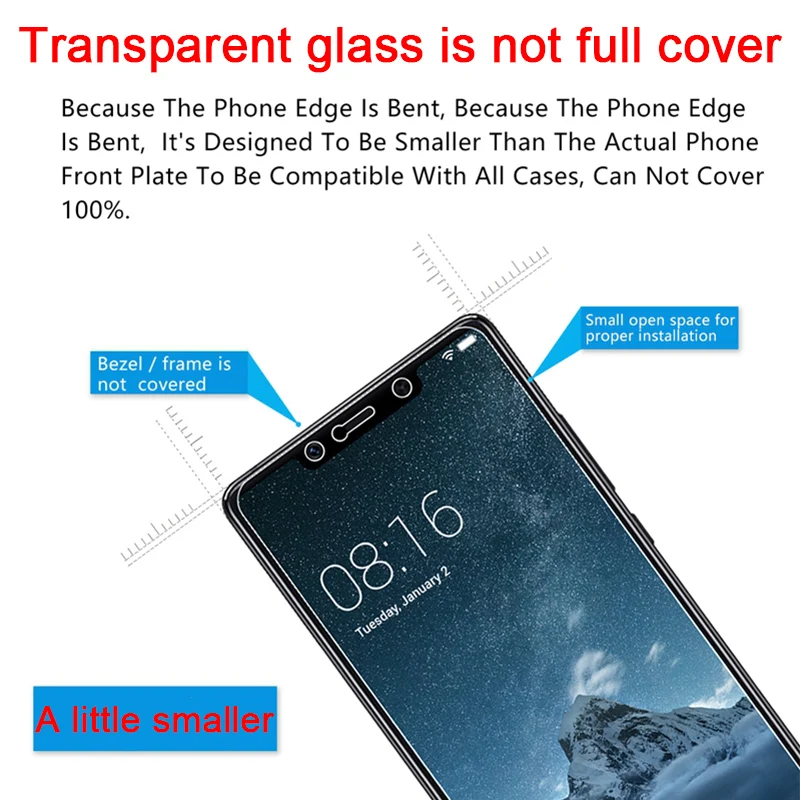 Защитная пленка для экрана Xiaomi Mi 8 Lite SE Защитное стекло Pocophone F1 закаленное Max 3 Note 2