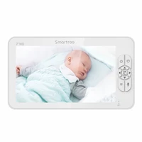 SM70V2 7" 1080P HD Split Screen Video Baby Monitor with two Camera, Hack Proof, Remote Zoom/Pan/Tilt, 4000mAh Battery 3