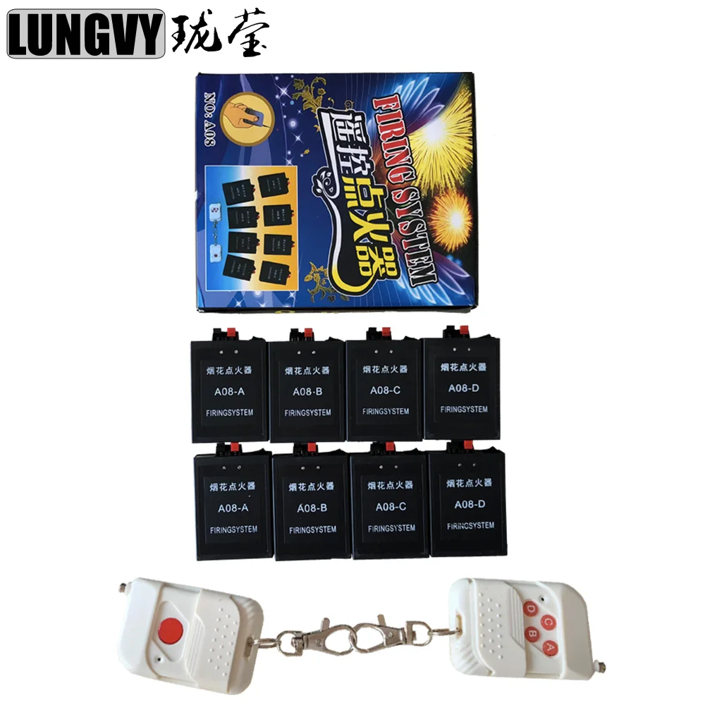 

Free Shipping A08 8 Channel Wireless Remote Control Celebration Balloon Igniter Mini Fireworks Fire Device Machine For Wedding