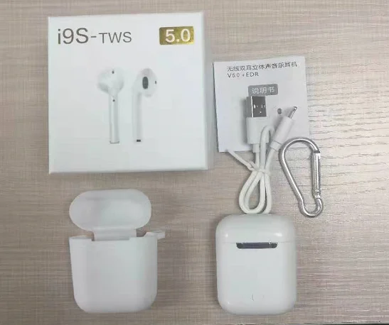 I9s Retail Box I9s Tws Беспроводные Bluetooth 5,0 наушники, мини наушники, стерео наушники, Спортивная гарнитура для громкой связи, для смартфона, для смартфона - Цвет: I9s Retail Box