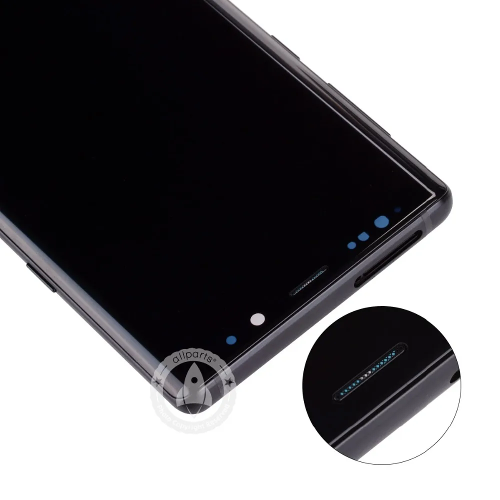 Супер AMOLED 6,4 ''lcd с рамкой для SAMSUNG GALAXY Note 9 Note9 N960F дисплей кодирующий преобразователь сенсорного экрана в сборе