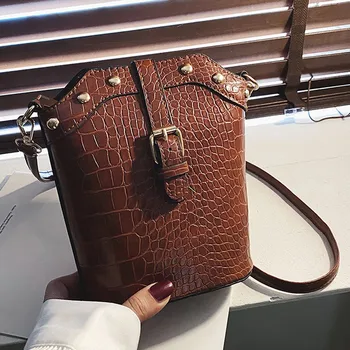 

Fashion Women's Solid Color Large Capacity Leather Shoulder Bag Messenger Bag