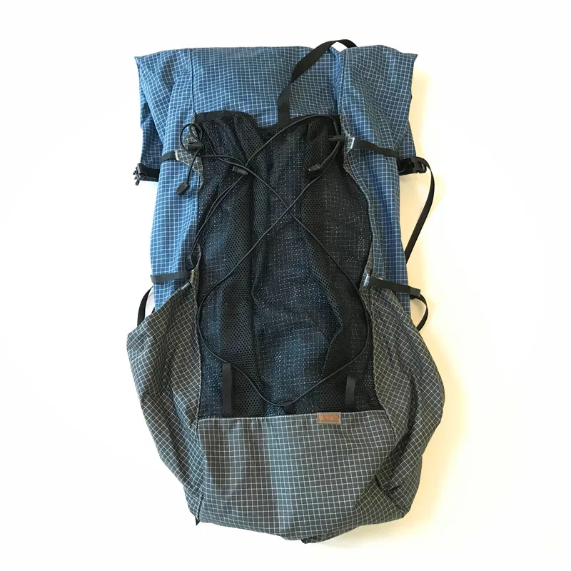 UHMWPE blue L 3F UL GEAR 35L-45L легкий прочный туристический походный рюкзак для улицы ультралегкий безрамный пакет XPAC& UHMWPE сумки - Цвет: UHMWPE blue L