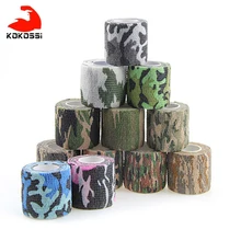Камуфляжная Спортивная самоклеящаяся эластичная бандажная лента KoKossi 5*450 см, эластопласт для поддержки колена, пальцев, лодыжки, ладони Камуфляжная Спортивная самоклеящаяся эластичная бандажная лента KoKossi 5*450 см, эластопласт для поддержки колена, пальцев, лодыжки, ладони