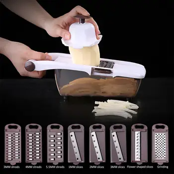 

Multi-functional Vegetable Fruits Tool Potato Masher ricer Vegetable Mandoline slicer Peeler Cutter Carrot Shredder Grater