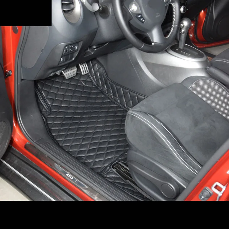 US $88.00 lsrtw2017 leather car floor mat for nissan juke 2010 2019 2018 2017 2016 2015 2014 2013 2012 2011 accessories interior styling