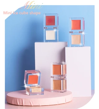 

Creative Small Ice Cube Bright Blush Long-lasting Makeup Waterproof Sweat-proof Brighten Complexion Powder Easy To Wear tslm1