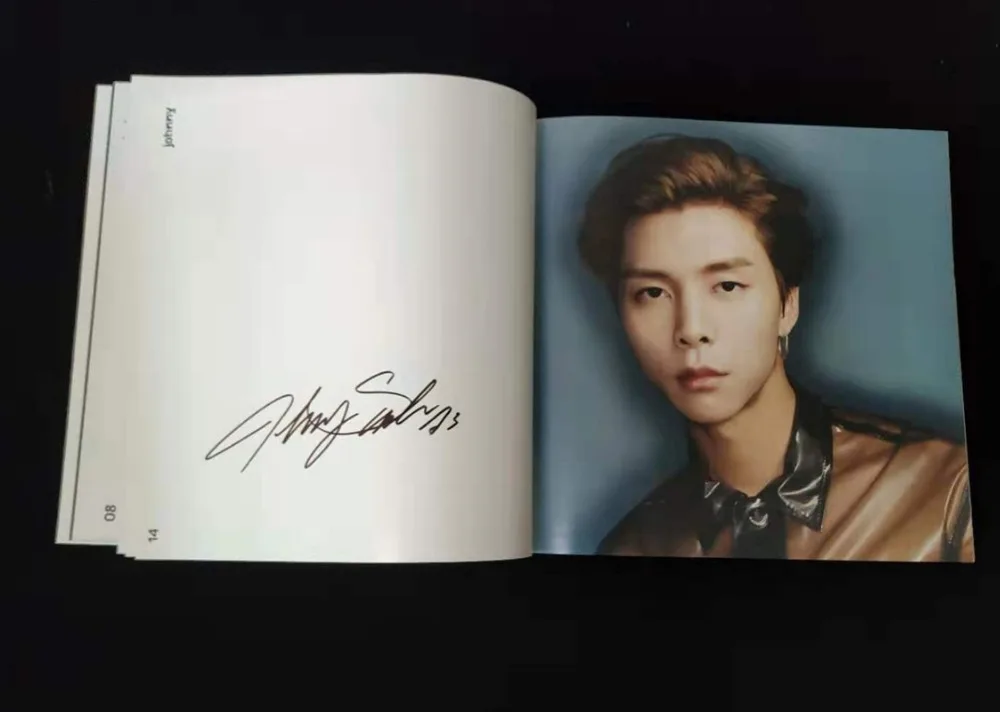 NCT 127 NCT127 亲笔签名 1辑 Regulate CD 金道英 和李泰容封面  6