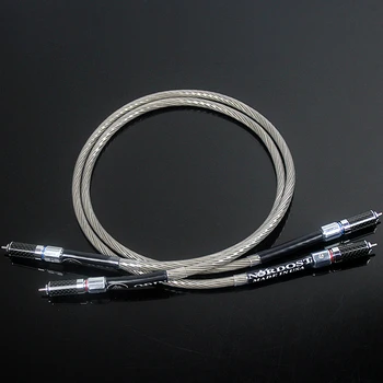 

Pair Odin Silver Plated Male to Male Audio Cable RCA Interconnect Cable RCA TO RCA HIFI CABLE