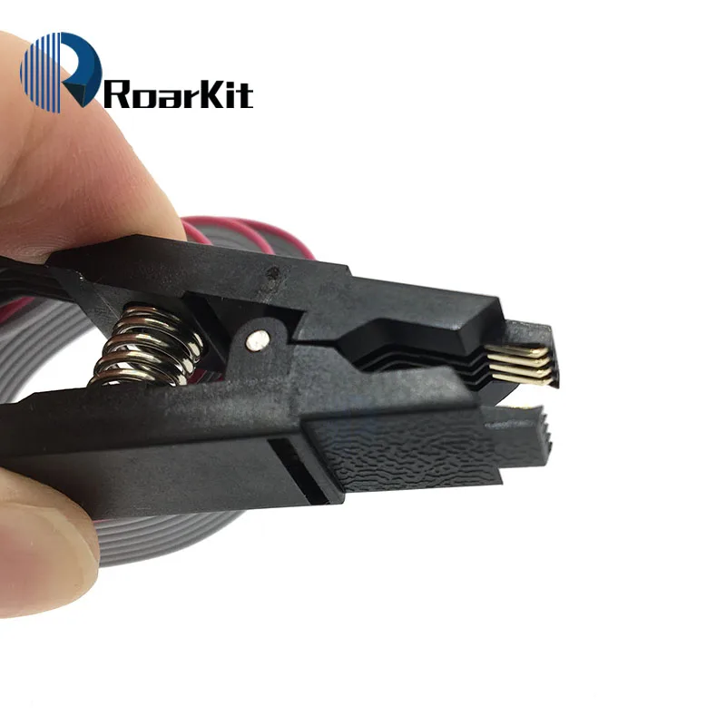 Зажим для тестирования SOIC8 SOP8 EEPROM 93CXX / 25CXX 24CXX адаптер + CH341A 24 25 серия флэш BIOS USB