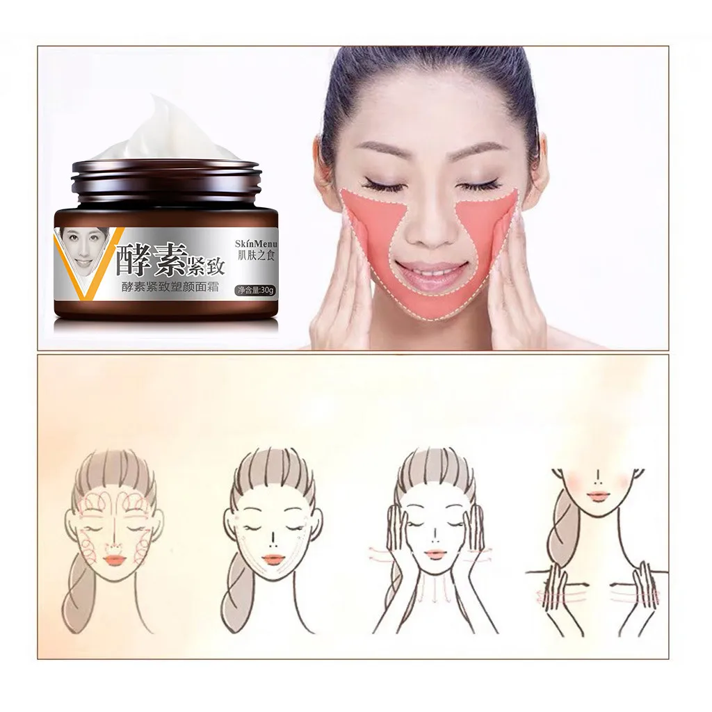 Массажный крем для лица Подтяжка лица V-Line V shape Face Lift тонкий крем для лица Tyra Friming подтяжка красота персональный уход за кожей
