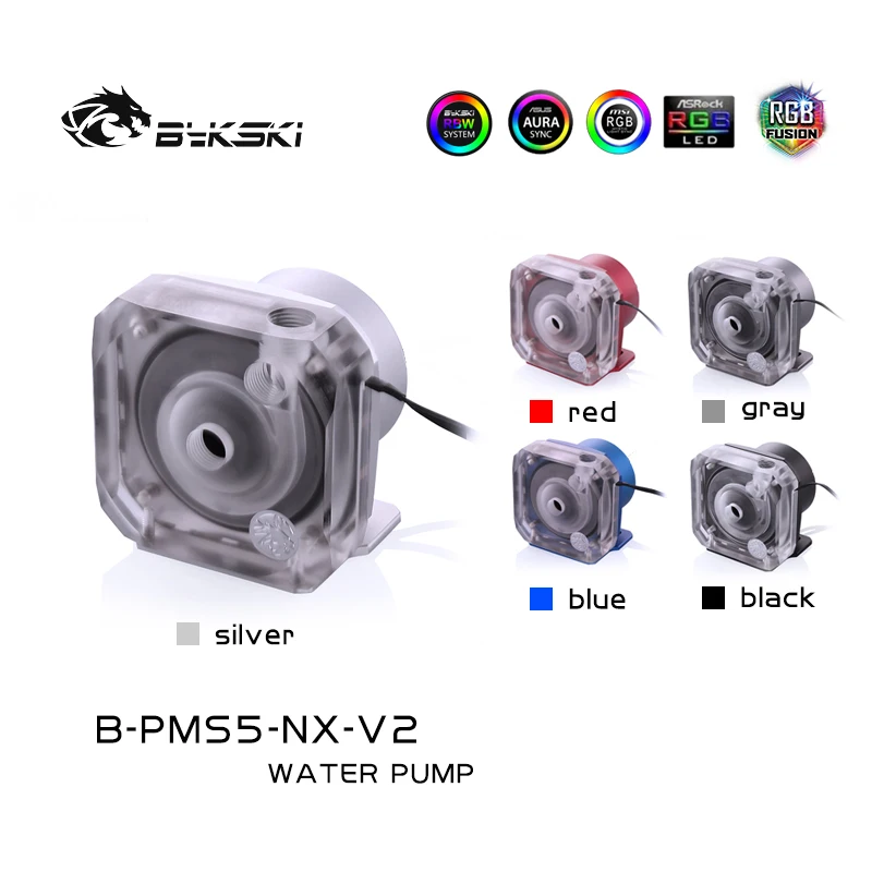 Bykski B PMS5 NX KJ PWM Armor Pumps насос серии D5 максимальный расход 1100л/ч Максимальный подъем 3