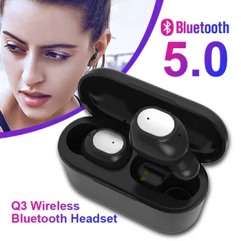 

Q3 TWS Wireless Binaural Stereo Bluetooth Earphone IPX5 Mini Sports HIFI Sound Quality Waterproof Automatic Pairing Earbuds
