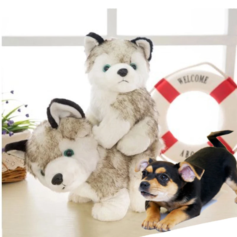 

Funny Plush Pet Dog Cat Toy Chew Treat Holder Tooth Cleaning Simulation Husky Toy Dog Puppy Training Interactive Pet Supplies