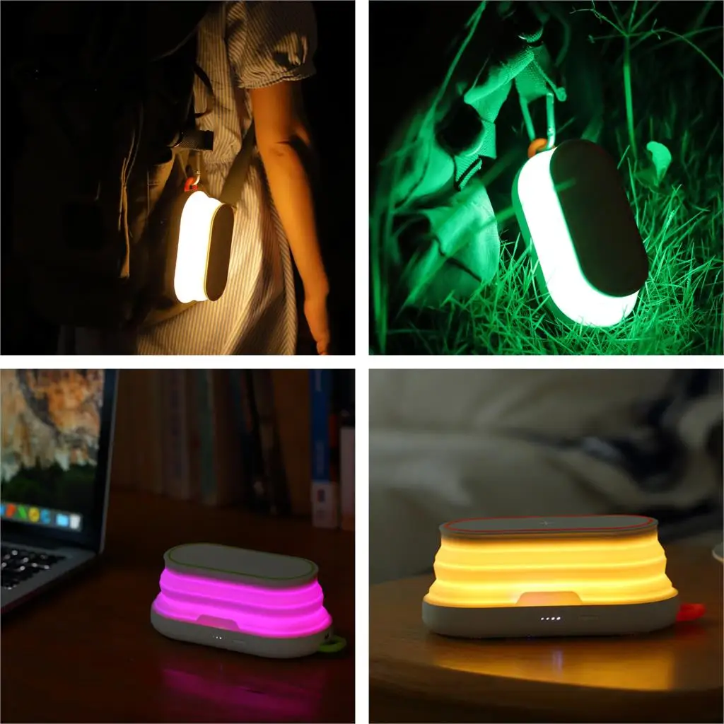 2 in 1 Wireless Charger Power Bank 5000mAh Qi Fast Wireless Charger Type-C Powerbank Charging Station Stand For iPhone SamSung