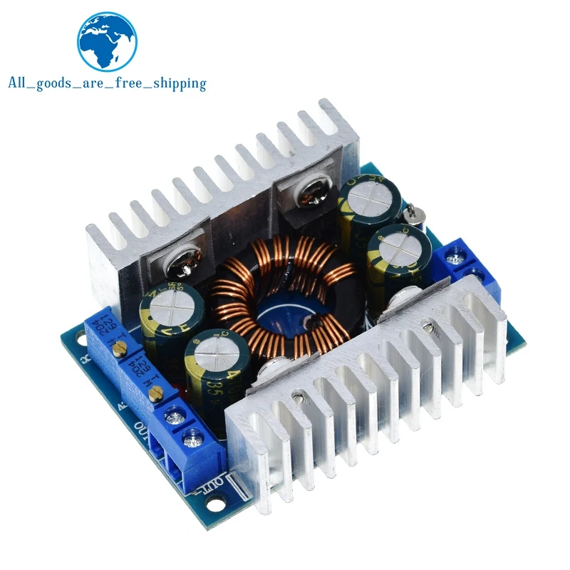 DC 5–30 V auf 1,25–30 V, 8 A, automatischer Abwärts-/Abwärtswandler, Boost/Buck-Spannungsreglermodul, Ladegerät, Stromwandler, DIY-KIT – Detail 7