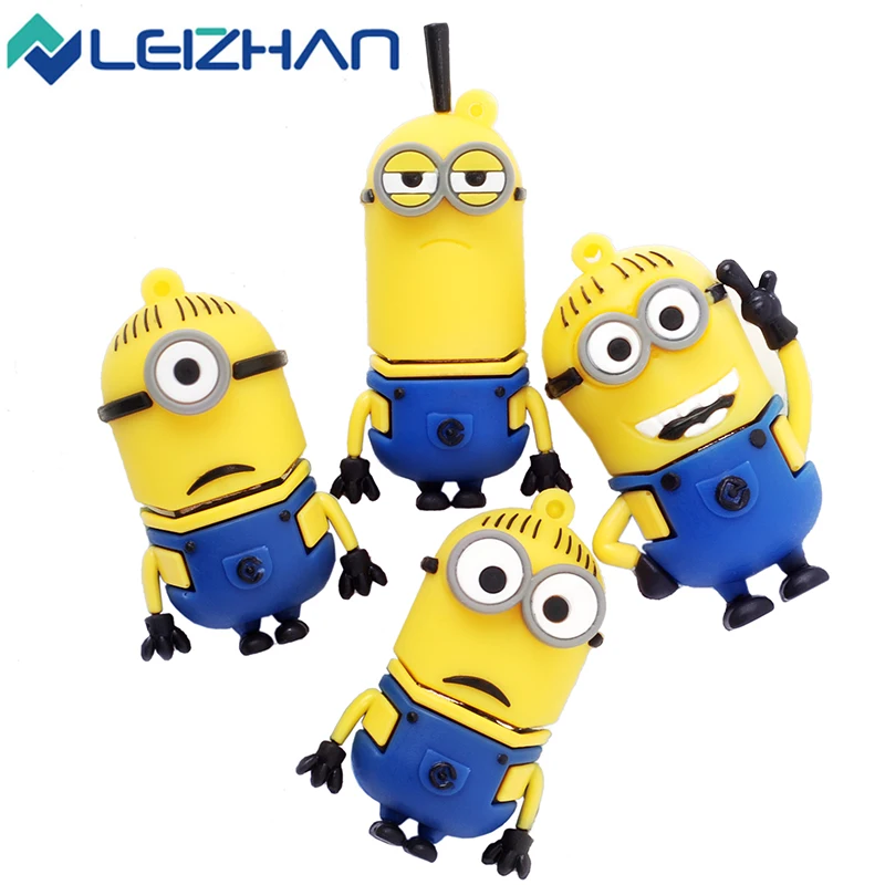 

Interesting Minion USB Flash Drive Mark Jerry Phill Tim Cute Cartoon Pendrive Movie character Pen drive 64GB 32GB 16GB 8GB 4GB
