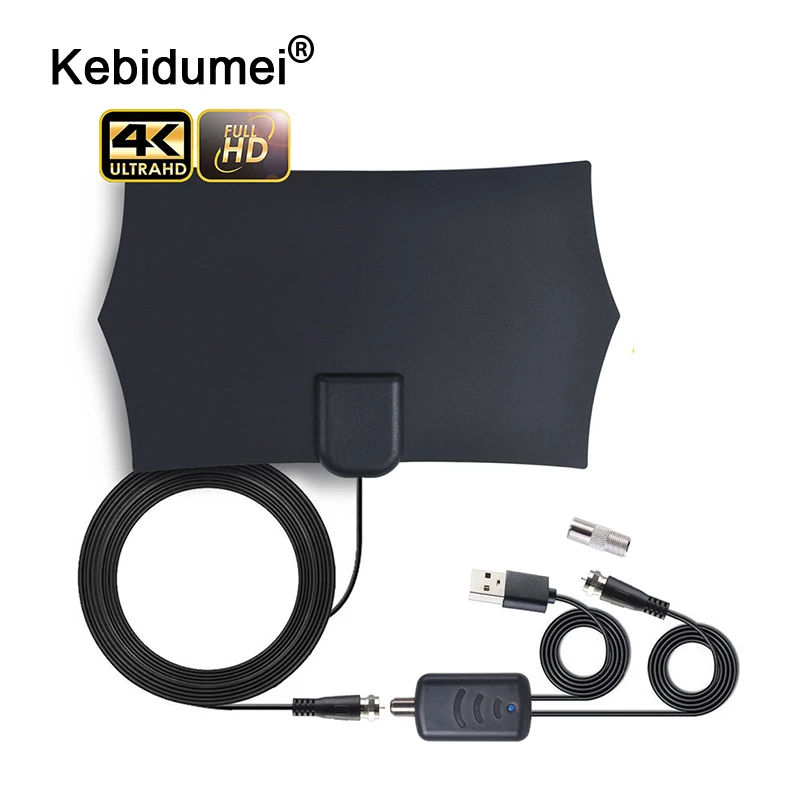 

Indoor 300 Mile TV Antenna Freeview 20DB Digital HDTV Antenna Amplifier Booster for Radius Fox DVB-T2 TV signal receiver Aerial
