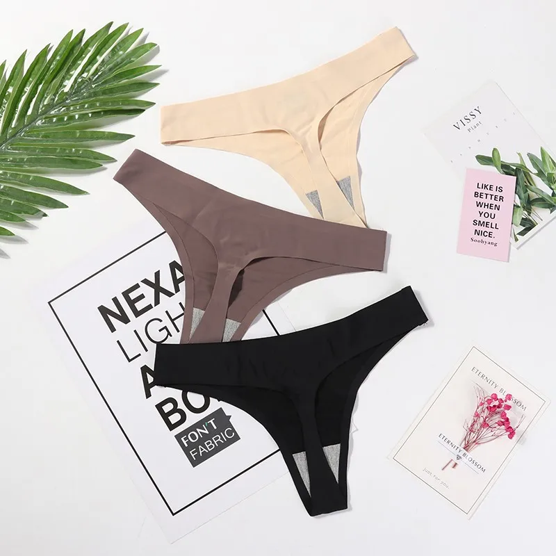 3 шт. женские бесшовные трусики стринги|ladies underwear thongs|thong knickerspanties ladies |