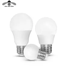 Светодиодный ламповый светильник E27 E14 Точечный светильник 3 Вт 5 Вт 6 Вт 7 Вт 9 Вт 12 Вт 15 Вт 18 Вт AC 220 В домашняя настольная лампа-ночник лампада Bombillas энергосберегающая лампа