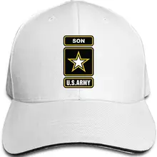 Бейсбольная Кепка унисекс в армейском стиле США, Классическая Регулируемая Кепка на липучке